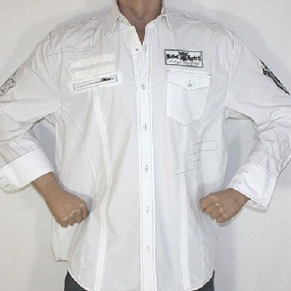 New Rebel Spirit Men's Royal Way of Life Shirt M