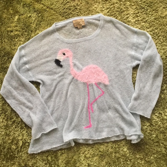 wildfox flamingo sweater