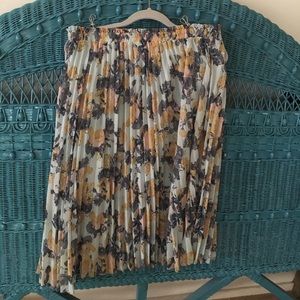 Kohls Cinderella pleated midi skirt XL