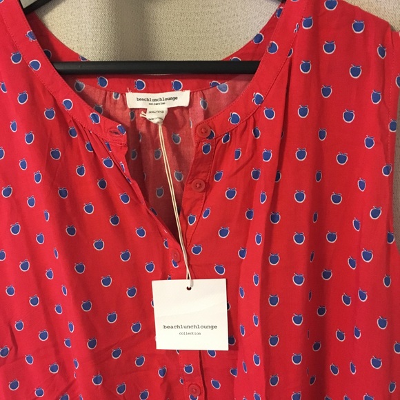 Red Polkadot summer dress - Picture 3 of 4