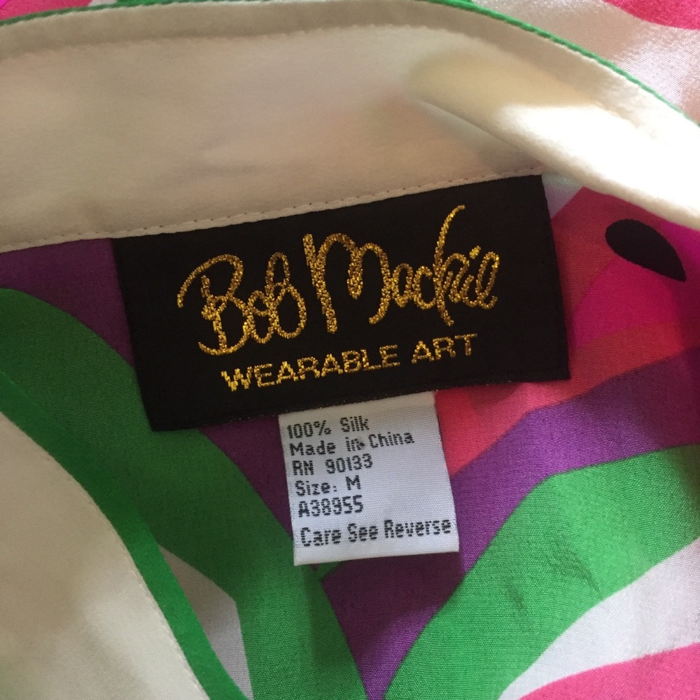 BOB MACKIE: Vintage Sough Out WATERMELON Shirt - Picture 4 of 4