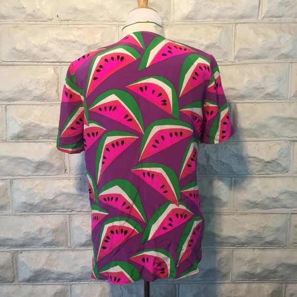 BOB MACKIE: Vintage Sough Out WATERMELON Shirt - Picture 3 of 4