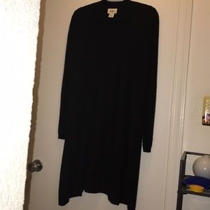 Long cashmere sweater