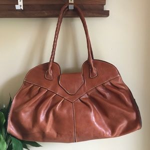 Patricia Nash Caramel Large Satchel Bag