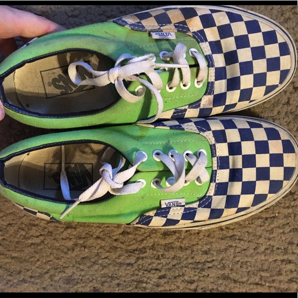 checkered vans