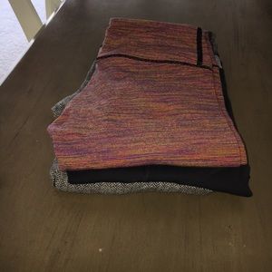 3 pair size 4 lululemon