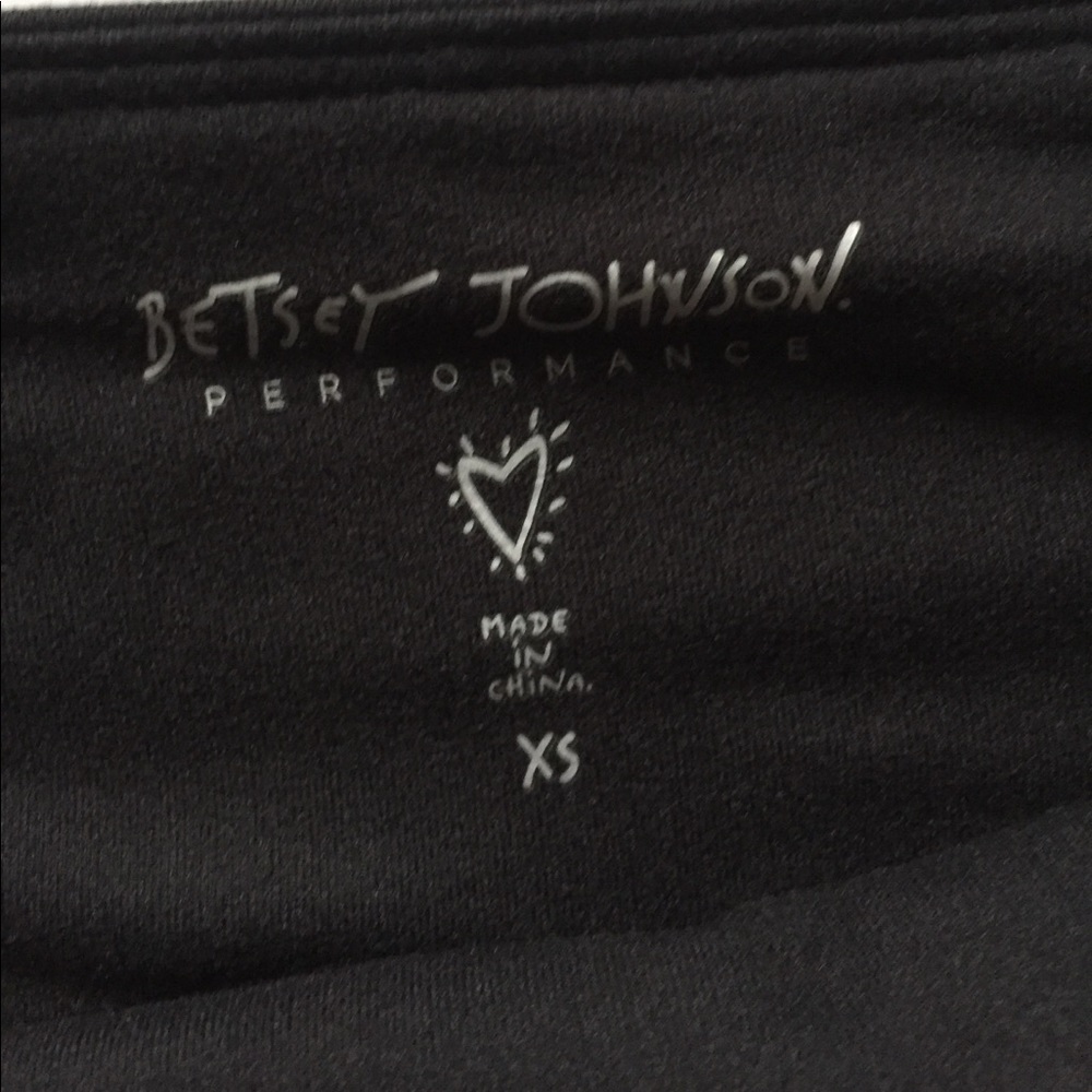 NWT Betsey Johnson Performance Work Logo Leggings - Picture 8 of 8
