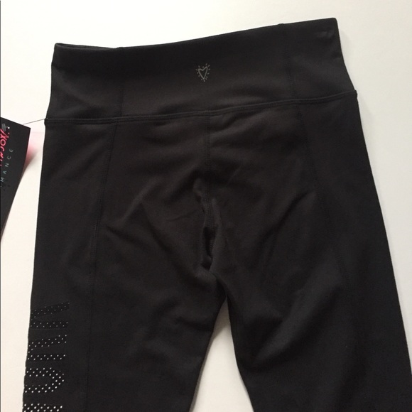 NWT Betsey Johnson Performance Work Logo Leggings - Picture 6 of 8