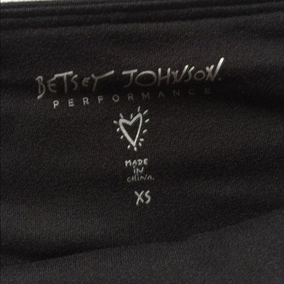 NWT Betsey Johnson Performance Work Logo Leggings - Picture 8 of 8