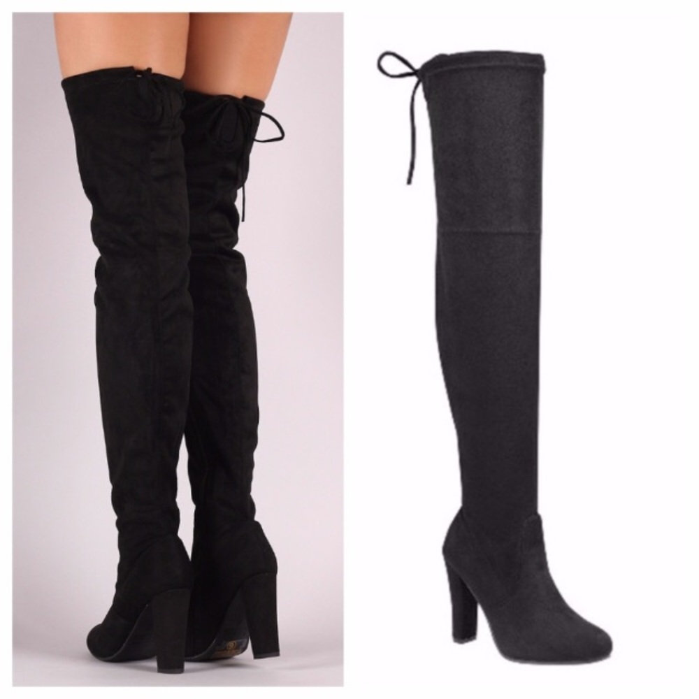 ⬇️ TODAYS SALE, Faux Suede Over The Knee Boots! - Picture 2 of 2