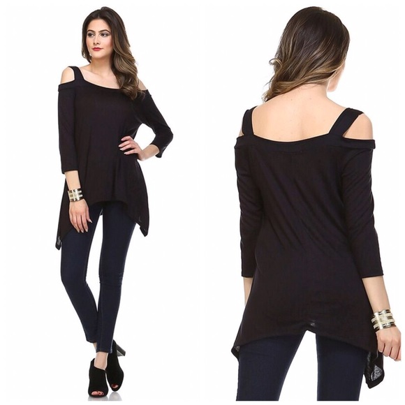 Comfortable Black Tunic - Picture 2 of 2