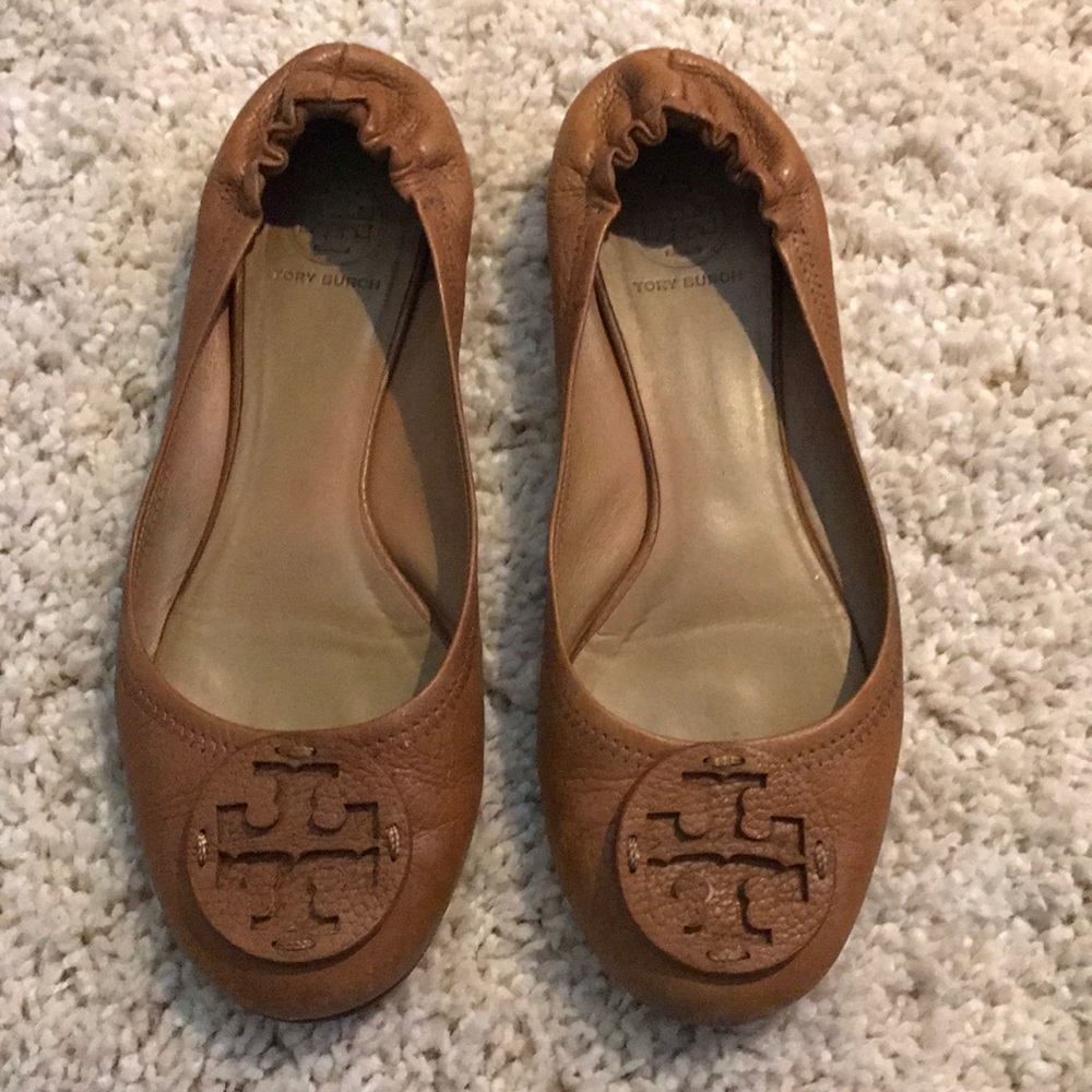Tory Burch pebbles leather ballet flats
