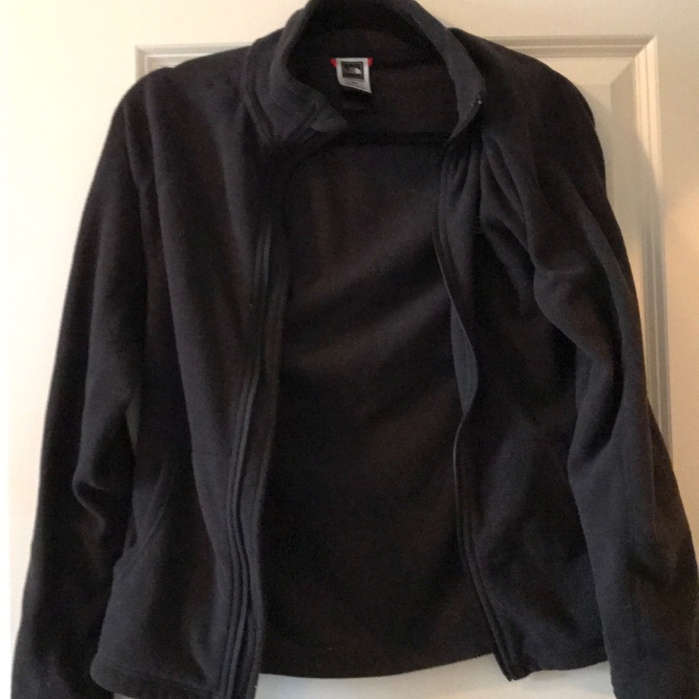 NWOT Black North face fleece zip up - Picture 3 of 5