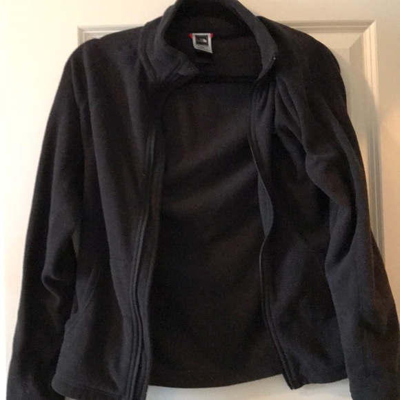 NWOT Black North face fleece zip up - Picture 3 of 5
