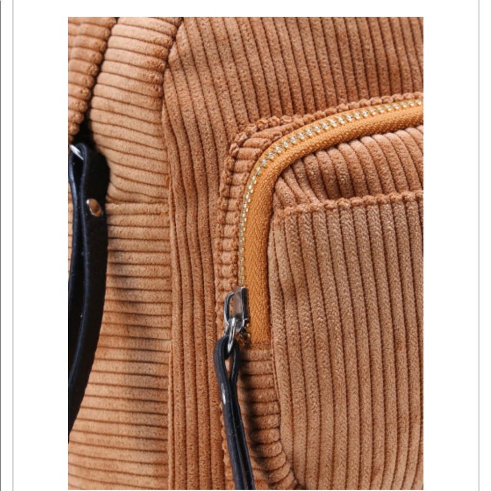 Pom Pom Corduroy Backpack / LAST ONE - Picture 4 of 5