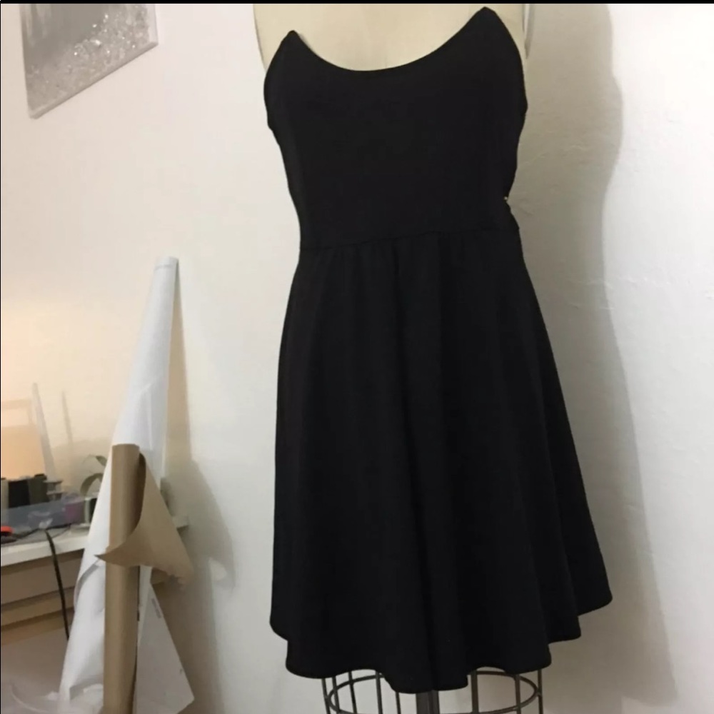 For love and Lemons stretch black cleavage dress