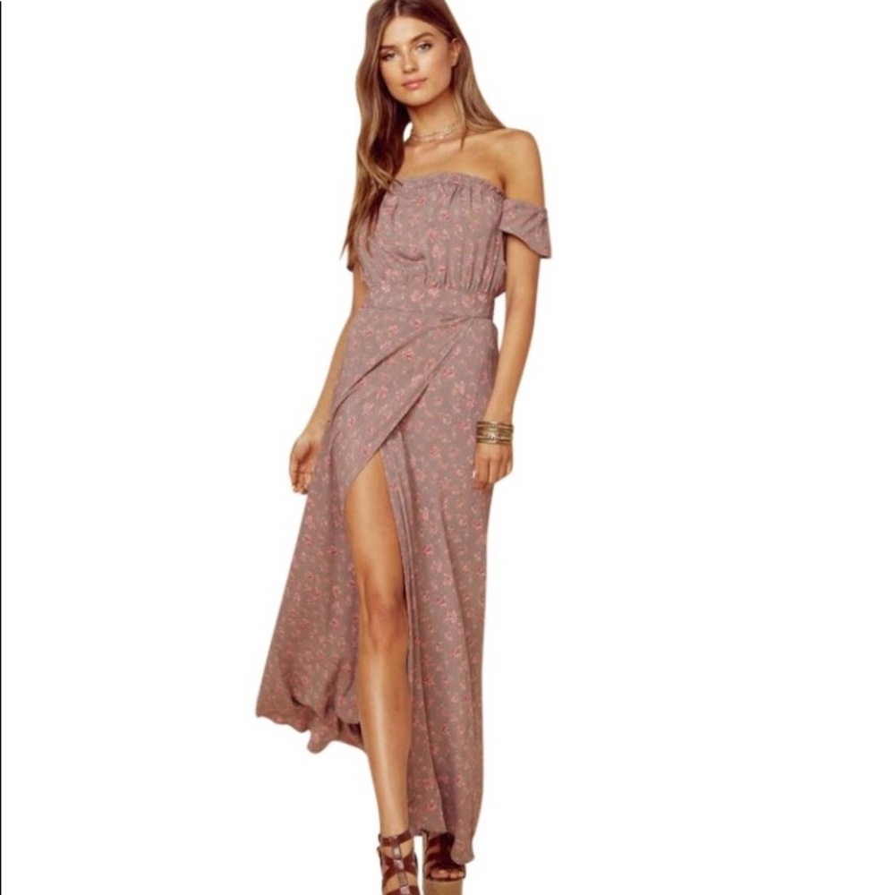 Flynn Skye Bardot Maxi Dress