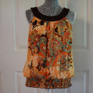 Paisley Tank Size Large