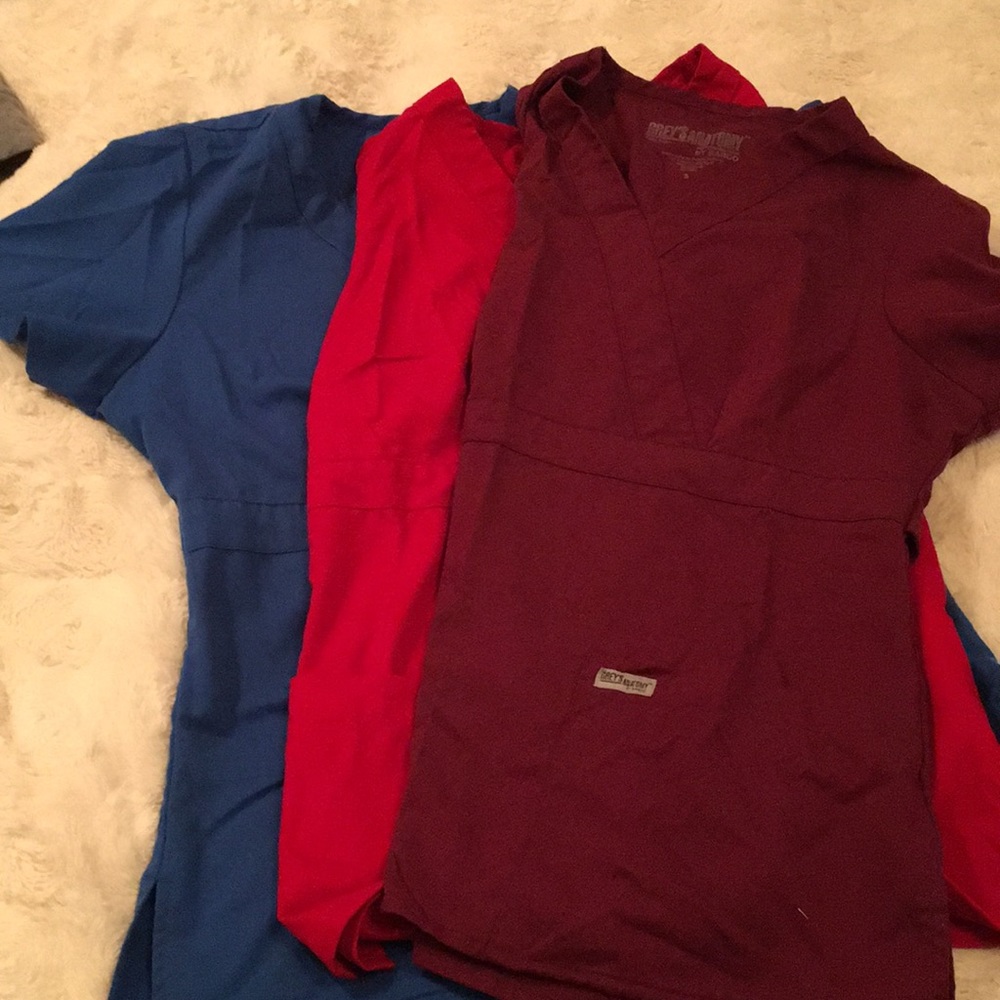 Greys Anatomy scrub top bundle