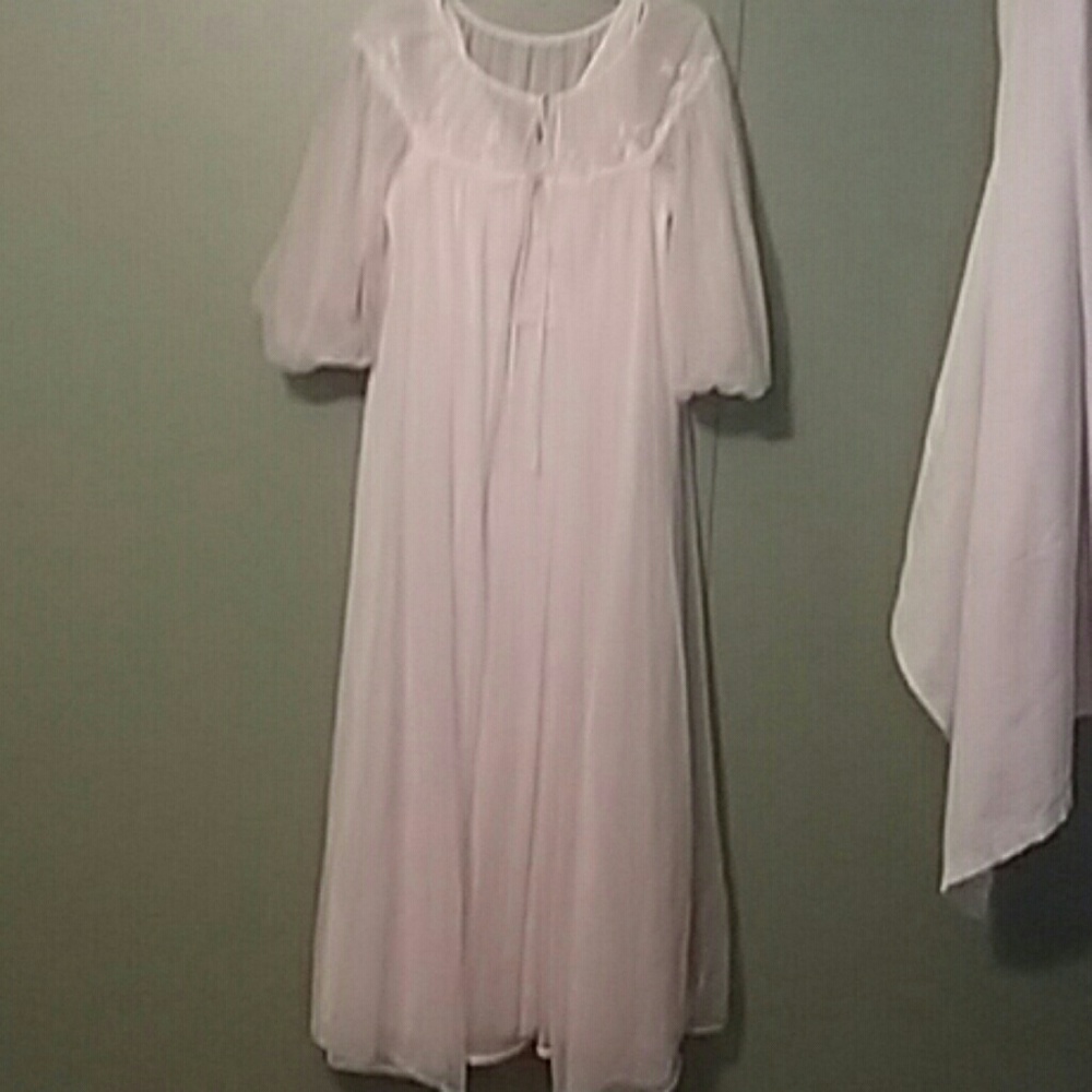 Vintage (1950) Bridal Nightgown & Robe