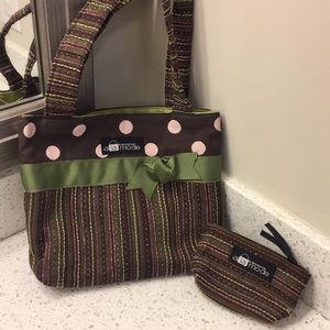 Alamode purse with matching coin purse