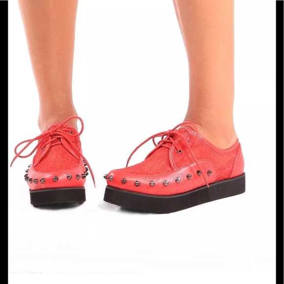 Iron Fist Love Lace Your Face Spike Creepers 6 - Picture 1 of 4