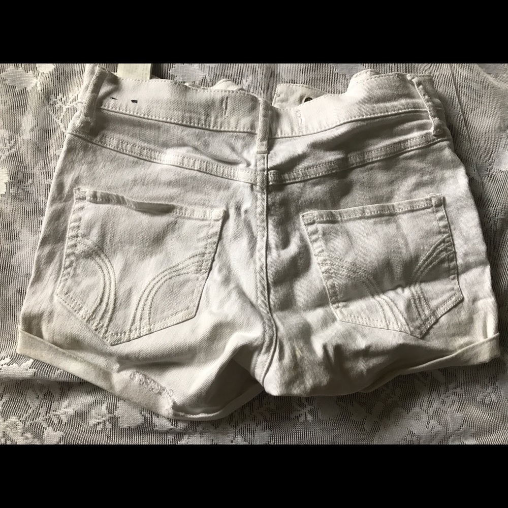 White High Rise Shorts - Picture 2 of 2