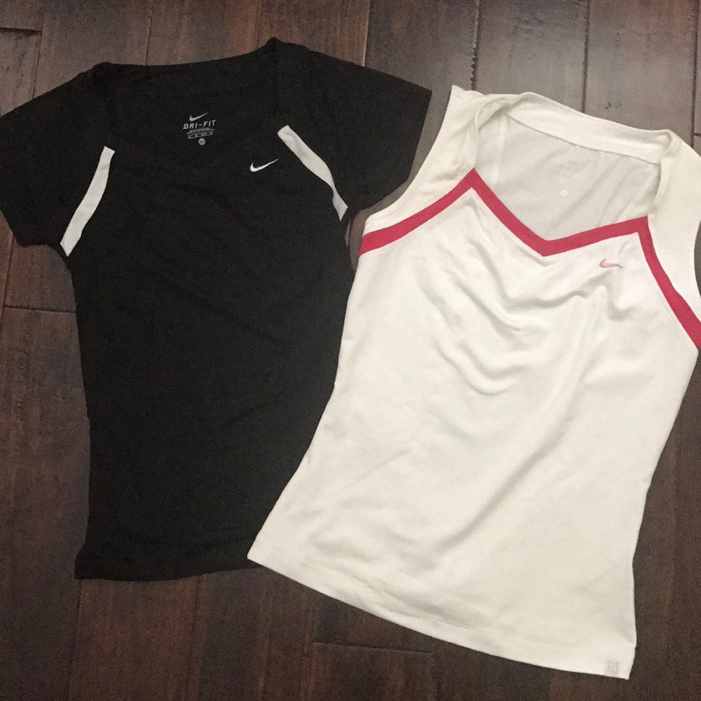 Nike half sleeve and sleeveless shirt