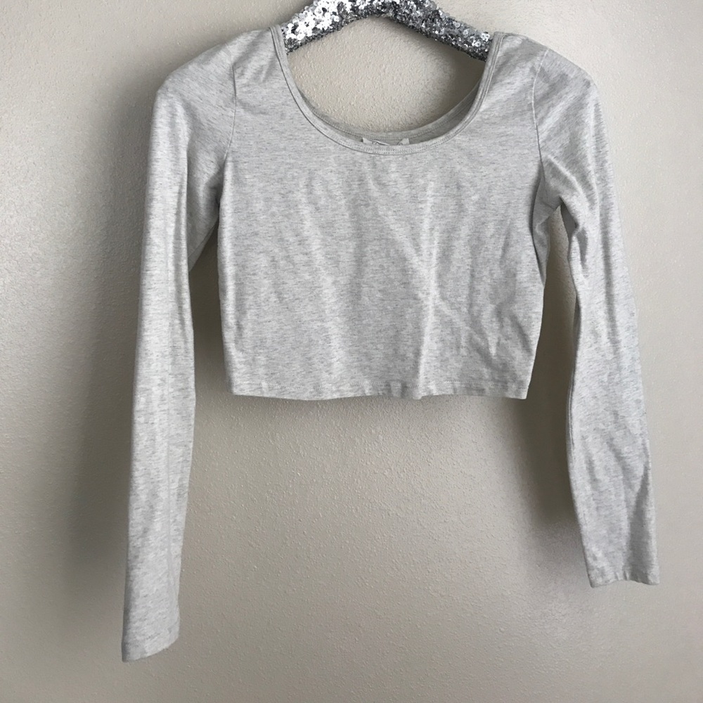 Nude crop top