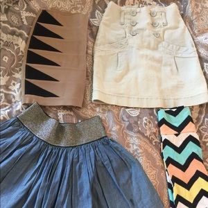 Beautiful Bundle of four Nordstrom/ other skirts