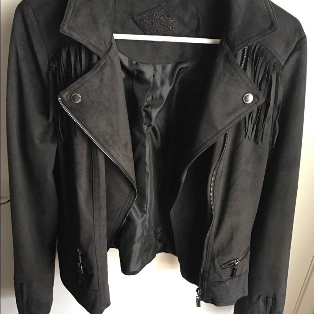 Forever 21 suede Fringe jacket