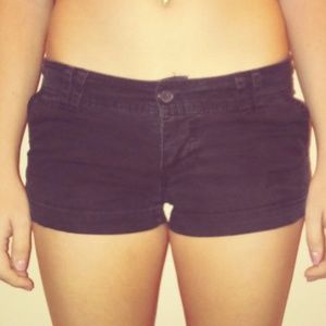 Mossimo Low Rise Black Shorts
