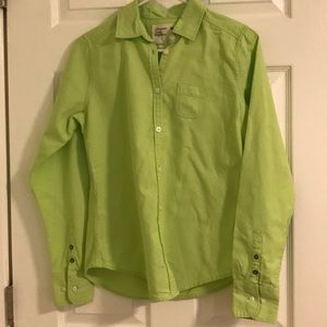 American Eagle Button Down Green Size 4 NWOT