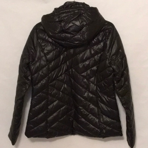 🆕 TekGear black puffer jacket w/zip off hood - Picture 2 of 5