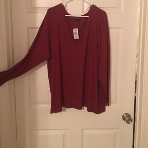 Size 5 Cranberry Red Sweater from Torrid