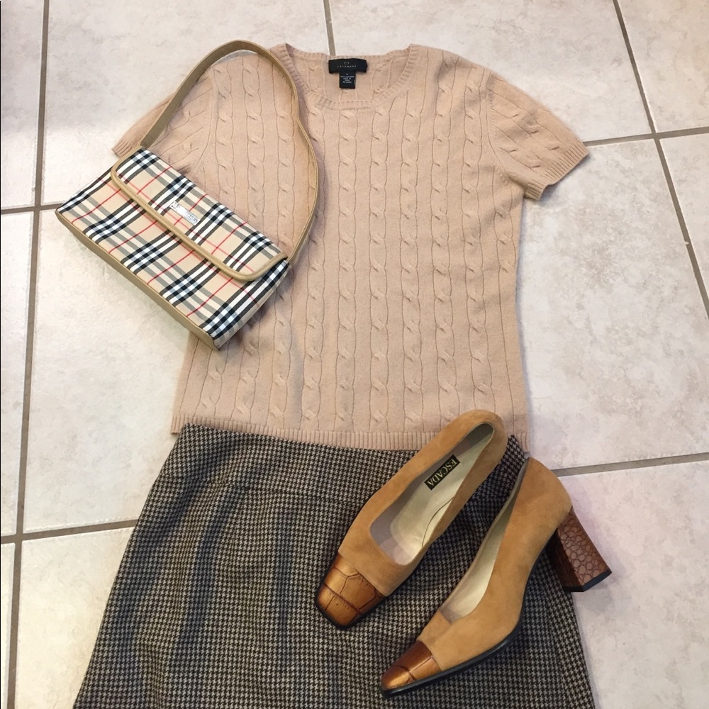 🆕NWOT C3 Cashmere short sleeve sweater Size Large