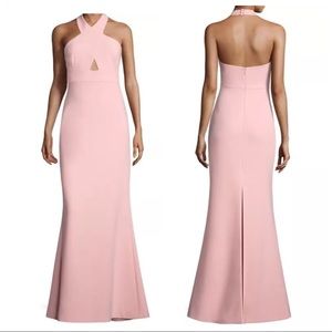 LIKELY Damen Halterneck Gown In Peony pink  Size 0