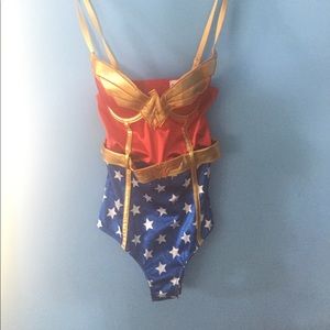 Satin Wonder Woman DC Comics Bodysuit costume