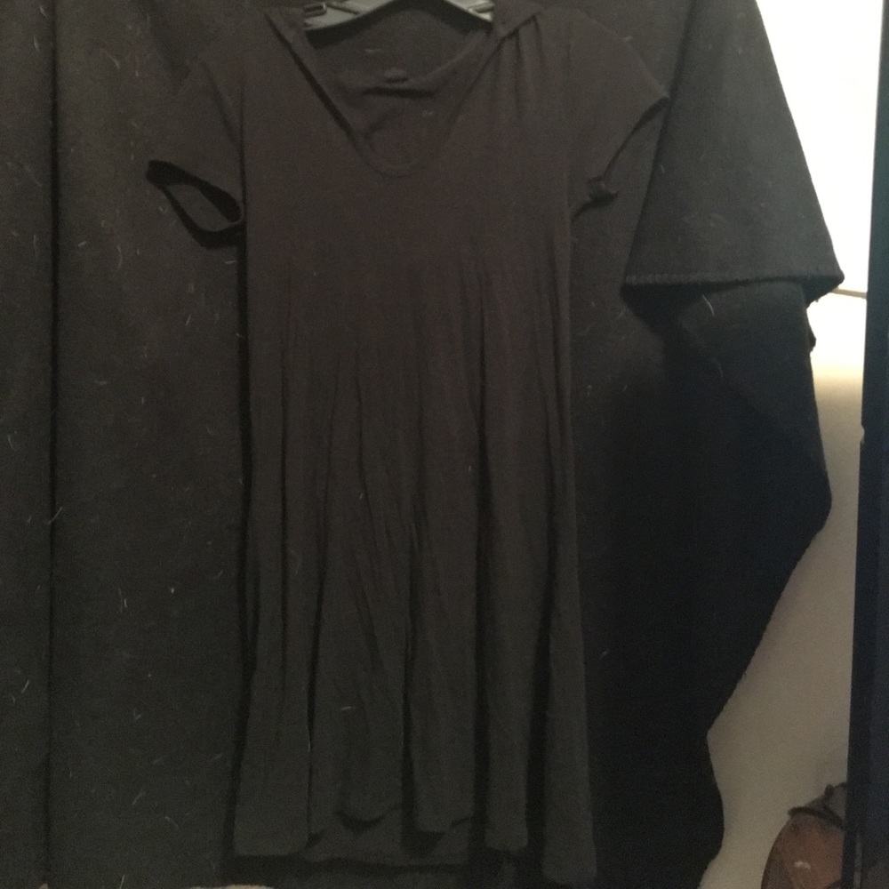Black Forever 21 Hooded Dress