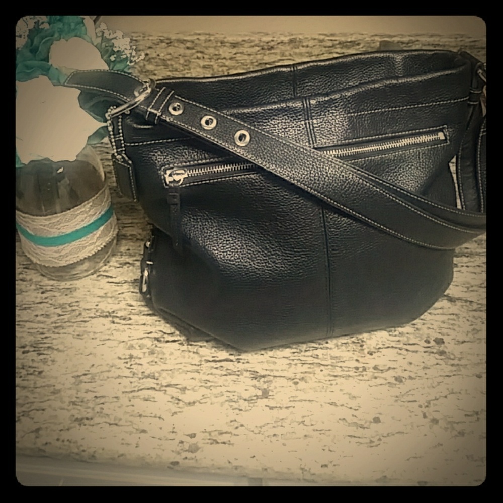 Coach Convertible Leather Duffle Purse/ Crossbody