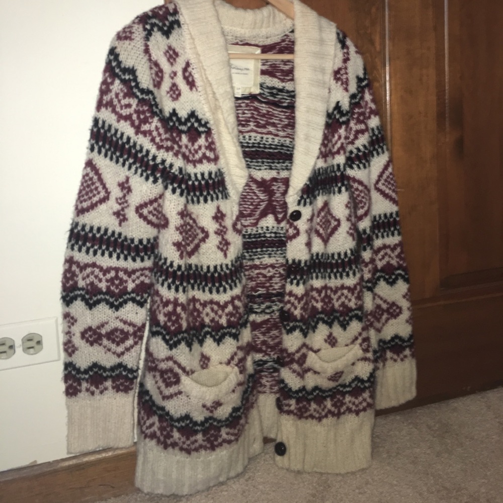 Long sleeve button down cardigan