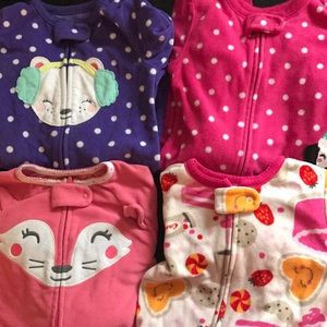 12 Month Sized Footie Pajamas (4)