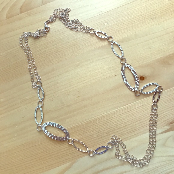 Italian Silver Necklace - Picture 1 of 7
