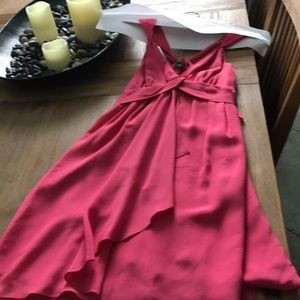 Banana Republic pink knee length sundress