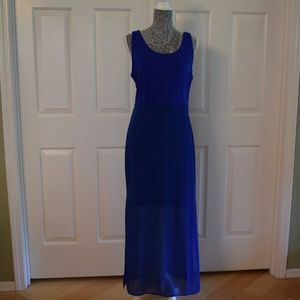 NWT Blue Maxi Dress Size Petite Medium