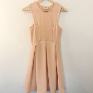 Pale pink knee length Everly dress - SMALL