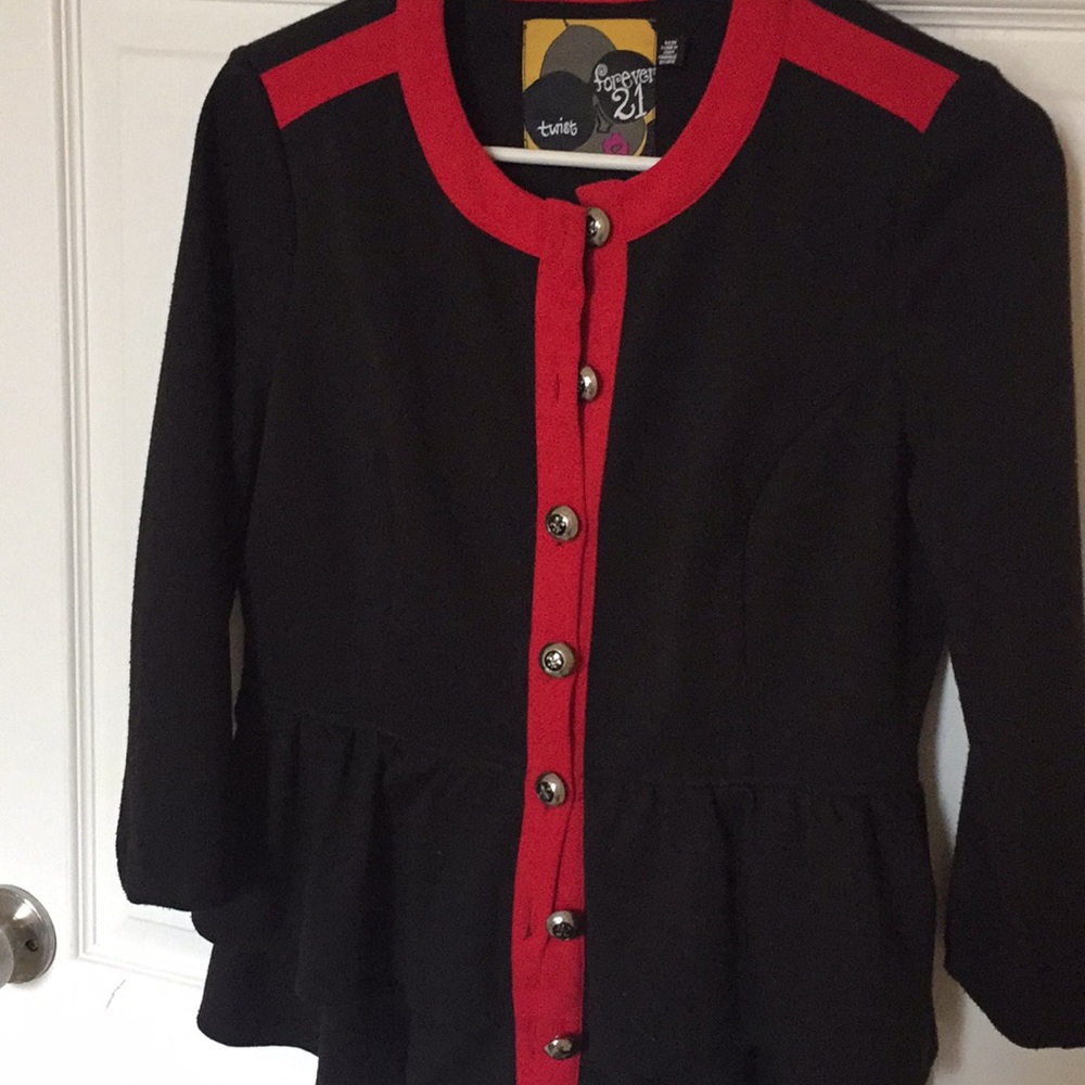 Great detail peplum blazer