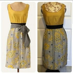 Gorgeous Anthropologie Goldenrod Dress!