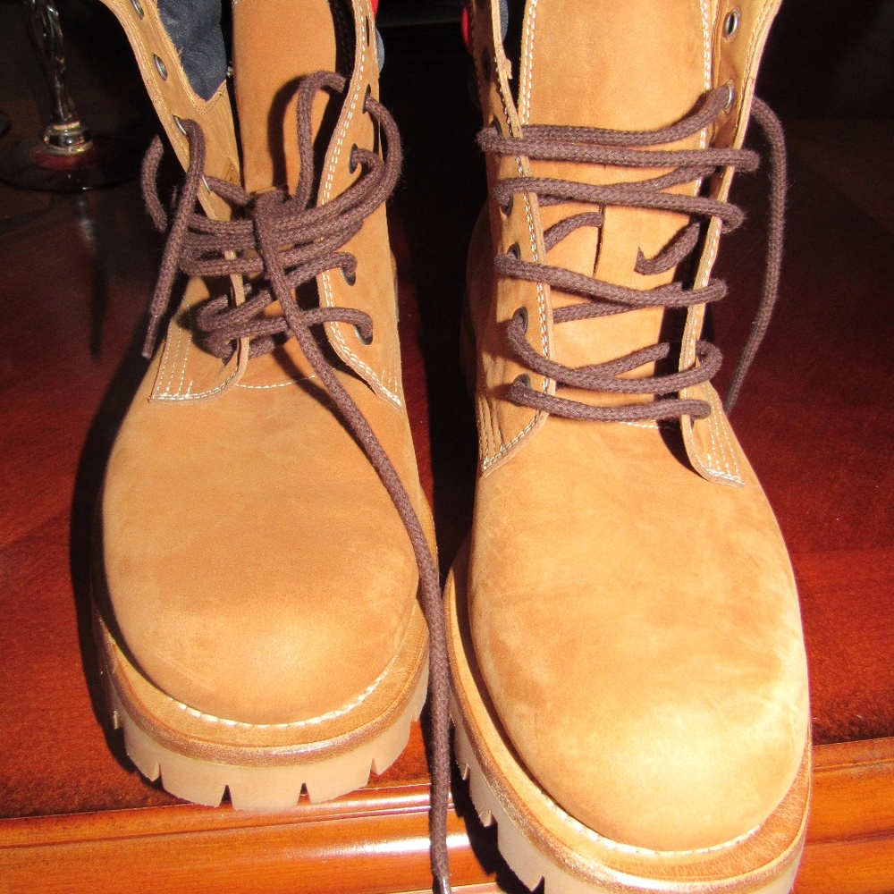Gucci Mens Marland Tan Suede Leather Hiking Boots