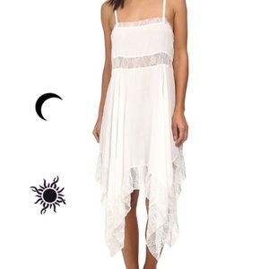 FREE PEOPLE slip dress lace long